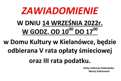 Zawiadomienie