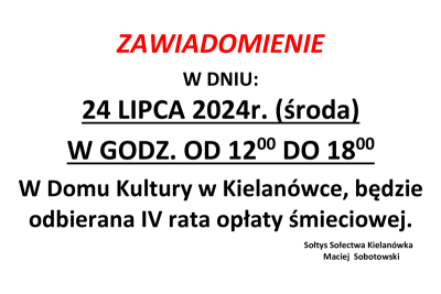 ZAWIADOMIENIE